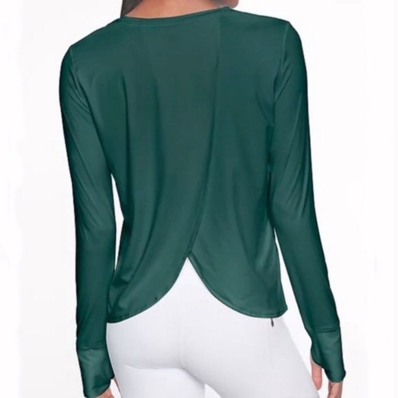 Athleta Tops - ATHLETA Sunlover UPF Tulip Back Top Dark Jade